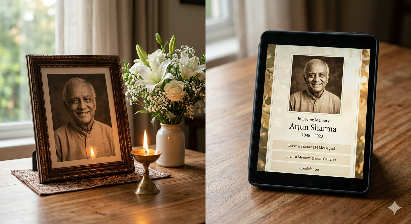 Choosing the Right Way to Remember: Digital Memorial vs Traditional Tribute