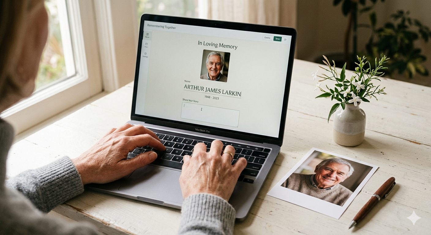 How to Create an Online Memorial Page for a Loved One in 10 Minutes