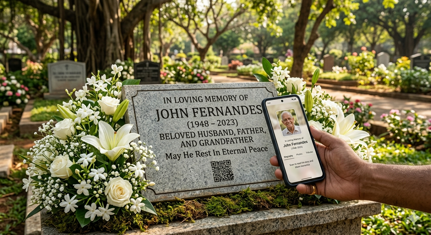 QR Code Memorials: The Future of Gravestones in India